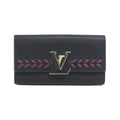 Louis Vuitton Taurillon Black Leather Long Wallet