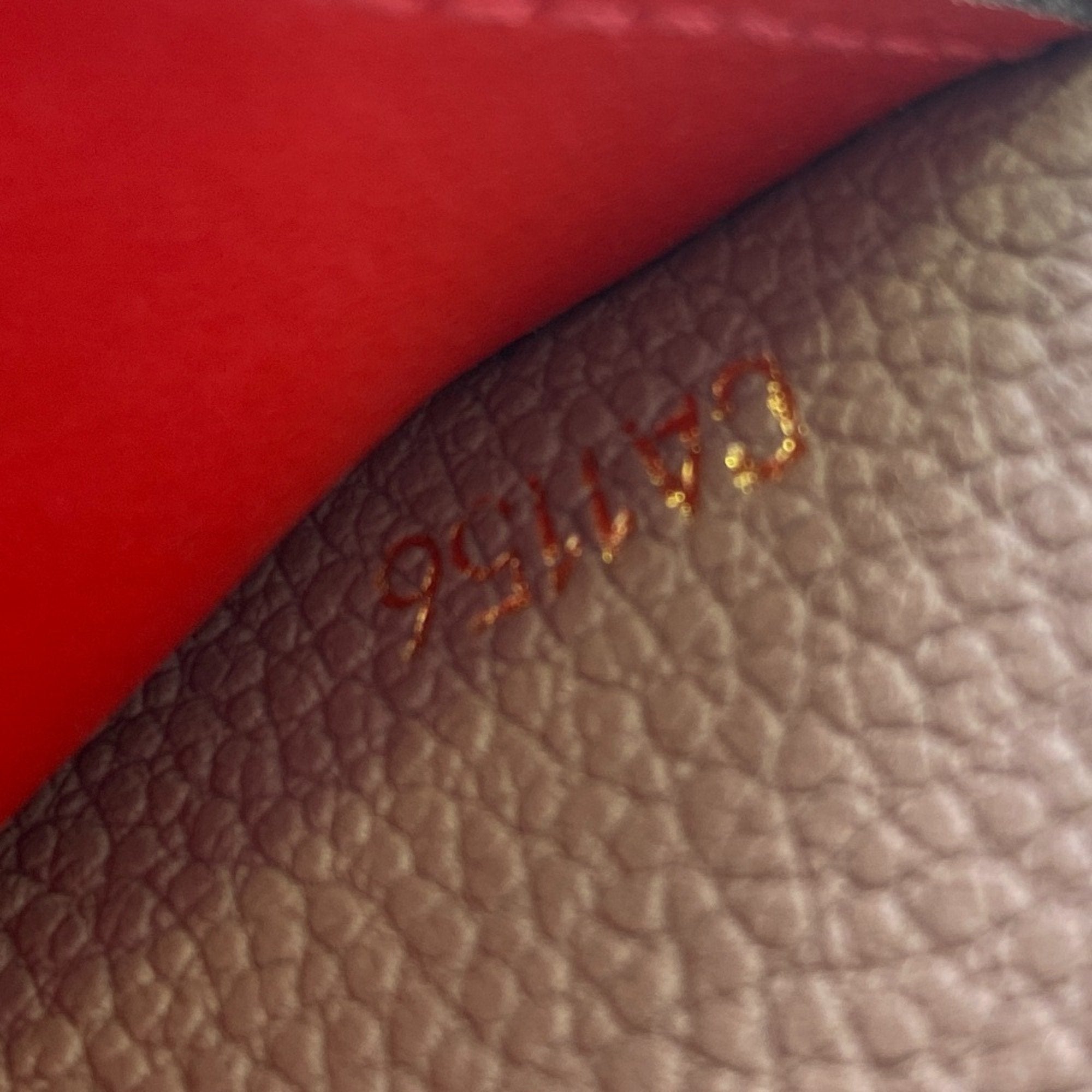 Louis Vuitton Gray Pink Monogram Empreinte Long Wallet (Tri-Fold)