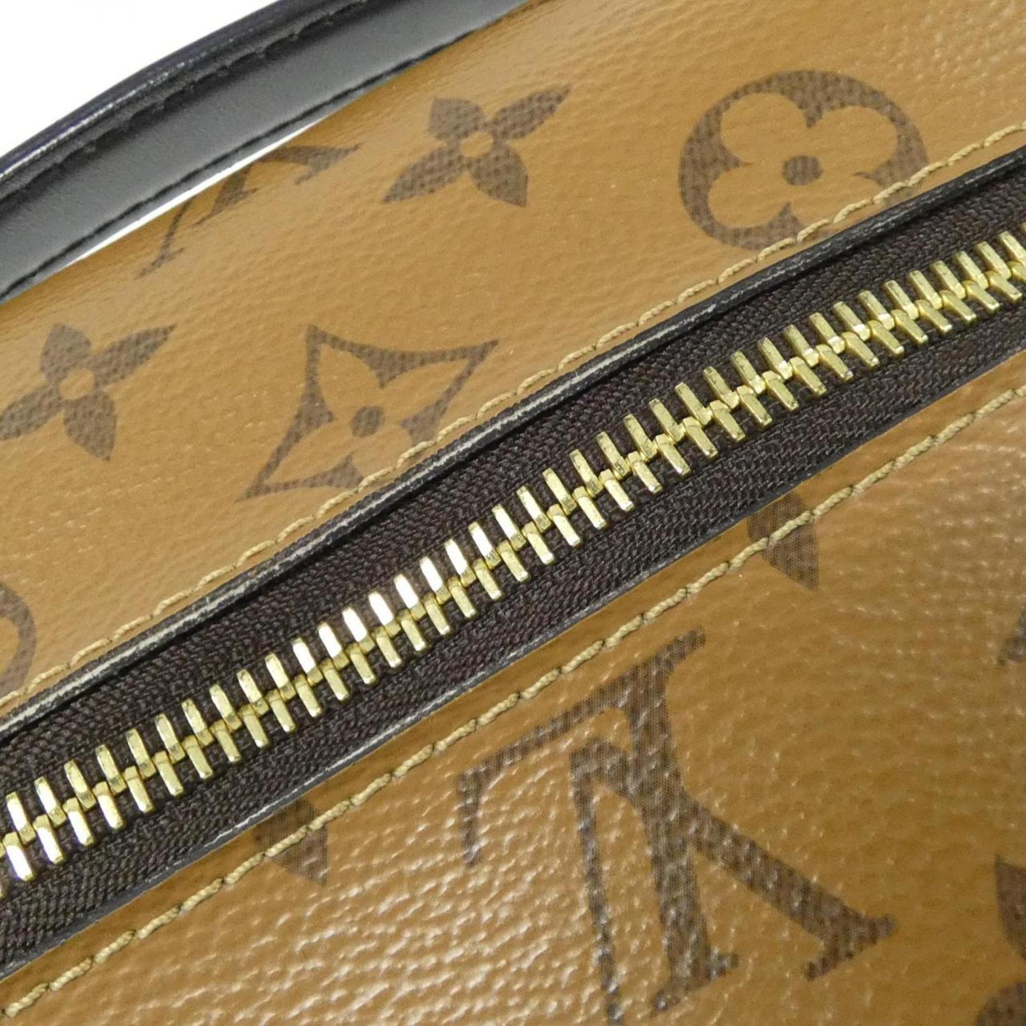 Louis Vuitton Marron Coated Canvas Handbag Pochette