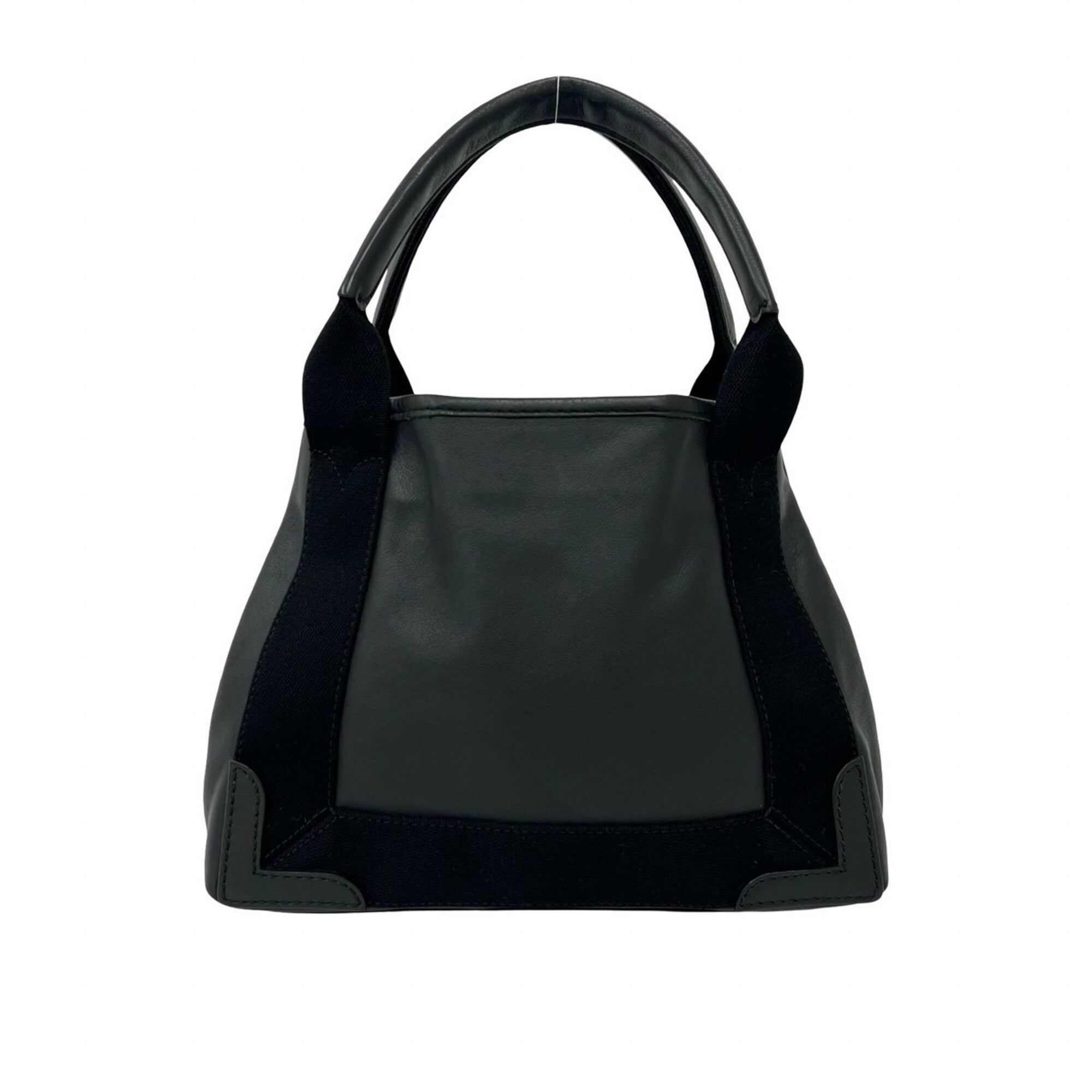 Balenciaga Black Leather Handbag Pouch Shoulder