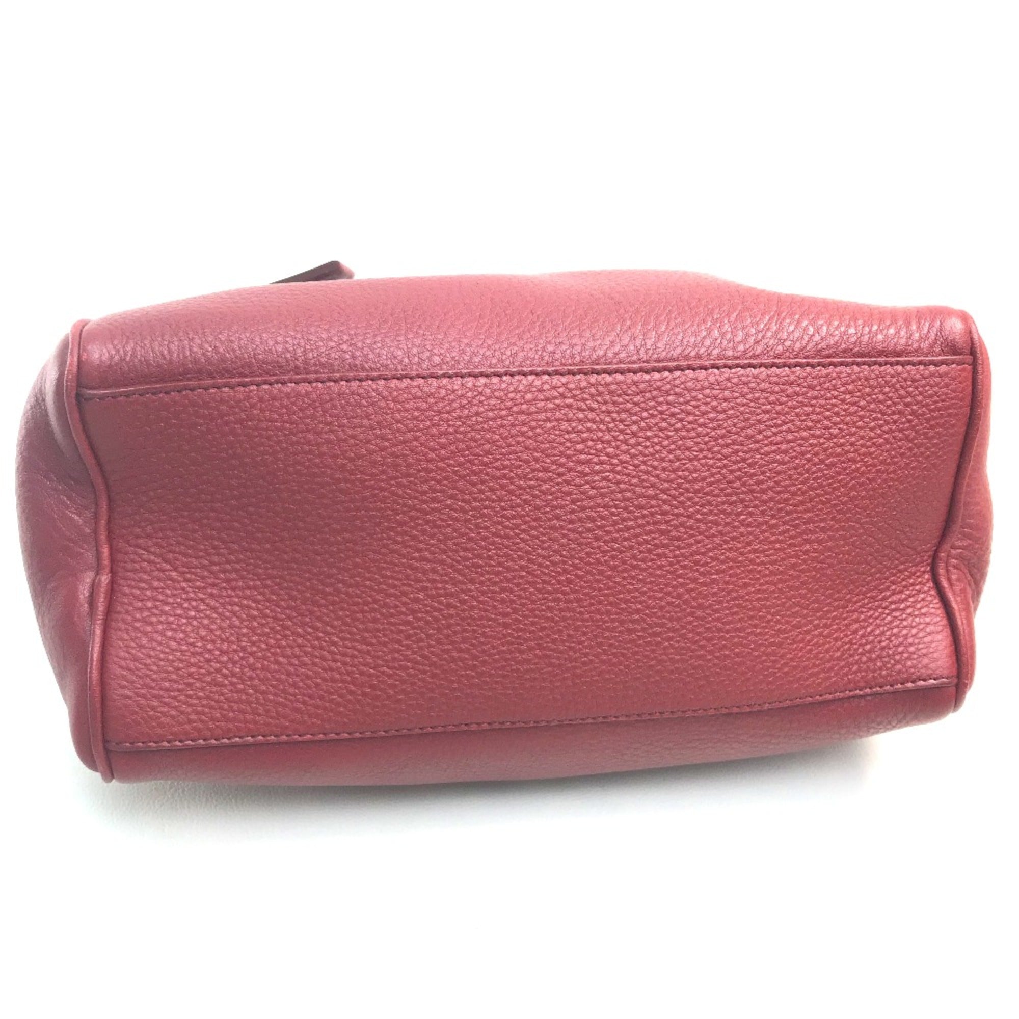 Prada Red Leather Pouch