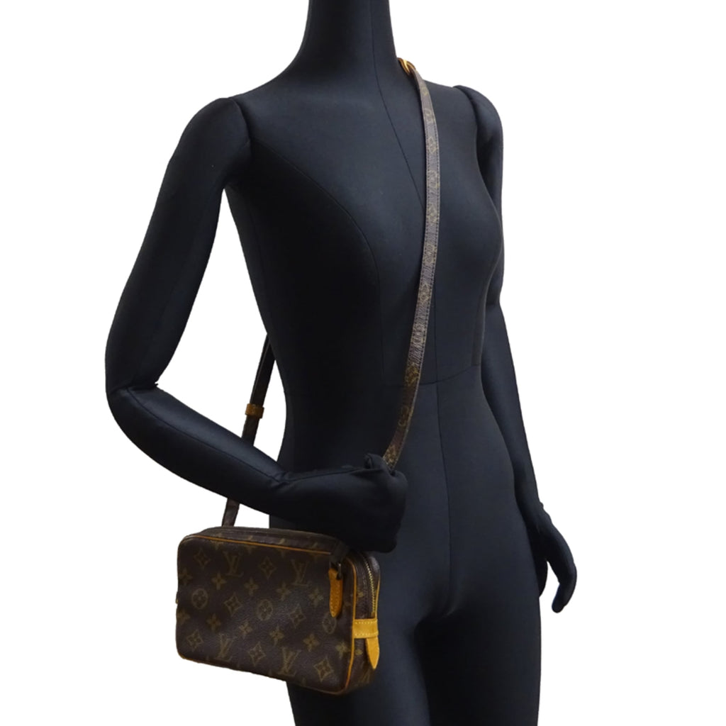Louis Vuitton Brown Monogram Pochette Shoulder Bag
