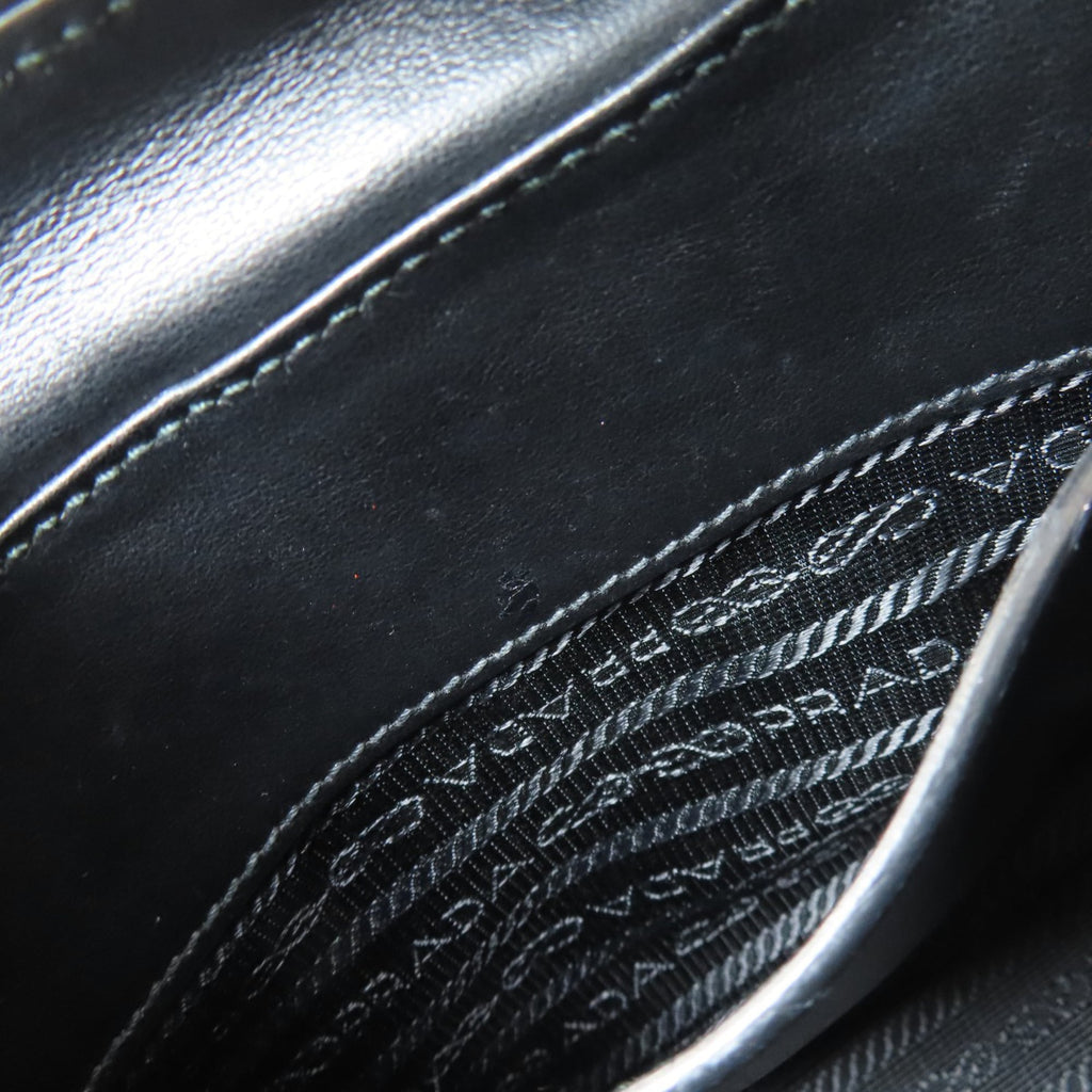 Prada Black Leather Shoulder Bag