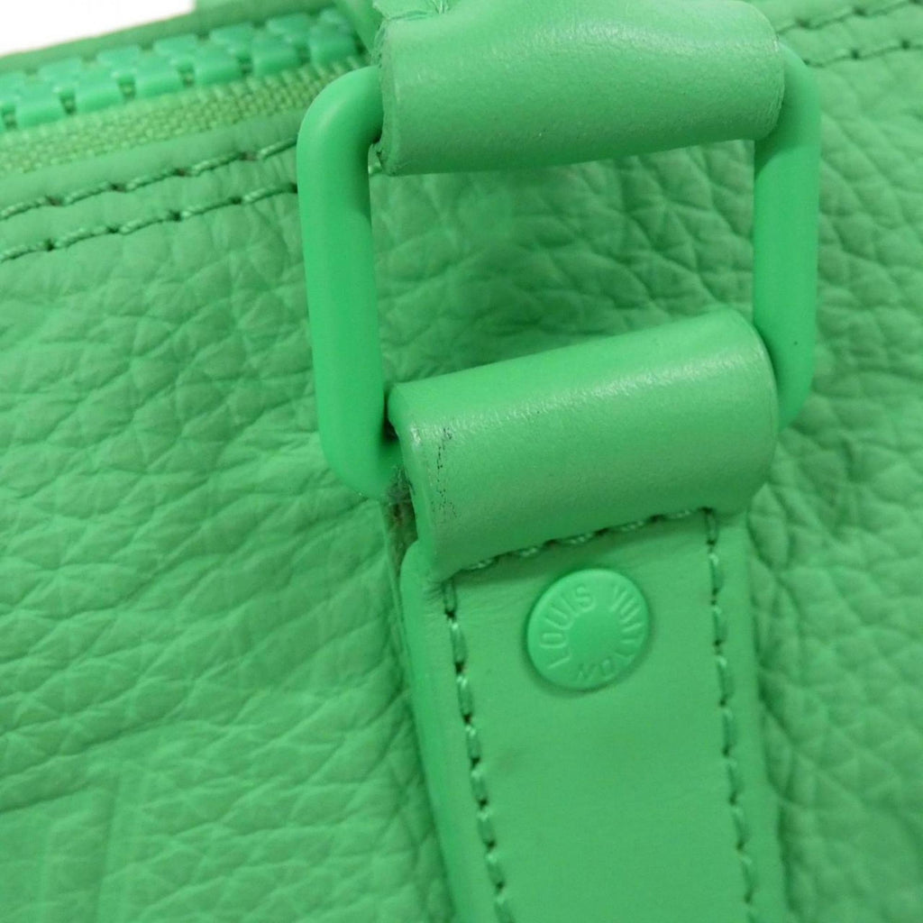 Louis Vuitton Green Leather Boston Bag