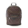 Louis Vuitton Black Brown Monogram Macassar Coated Canvas Monogram Pvc Leather Backpack