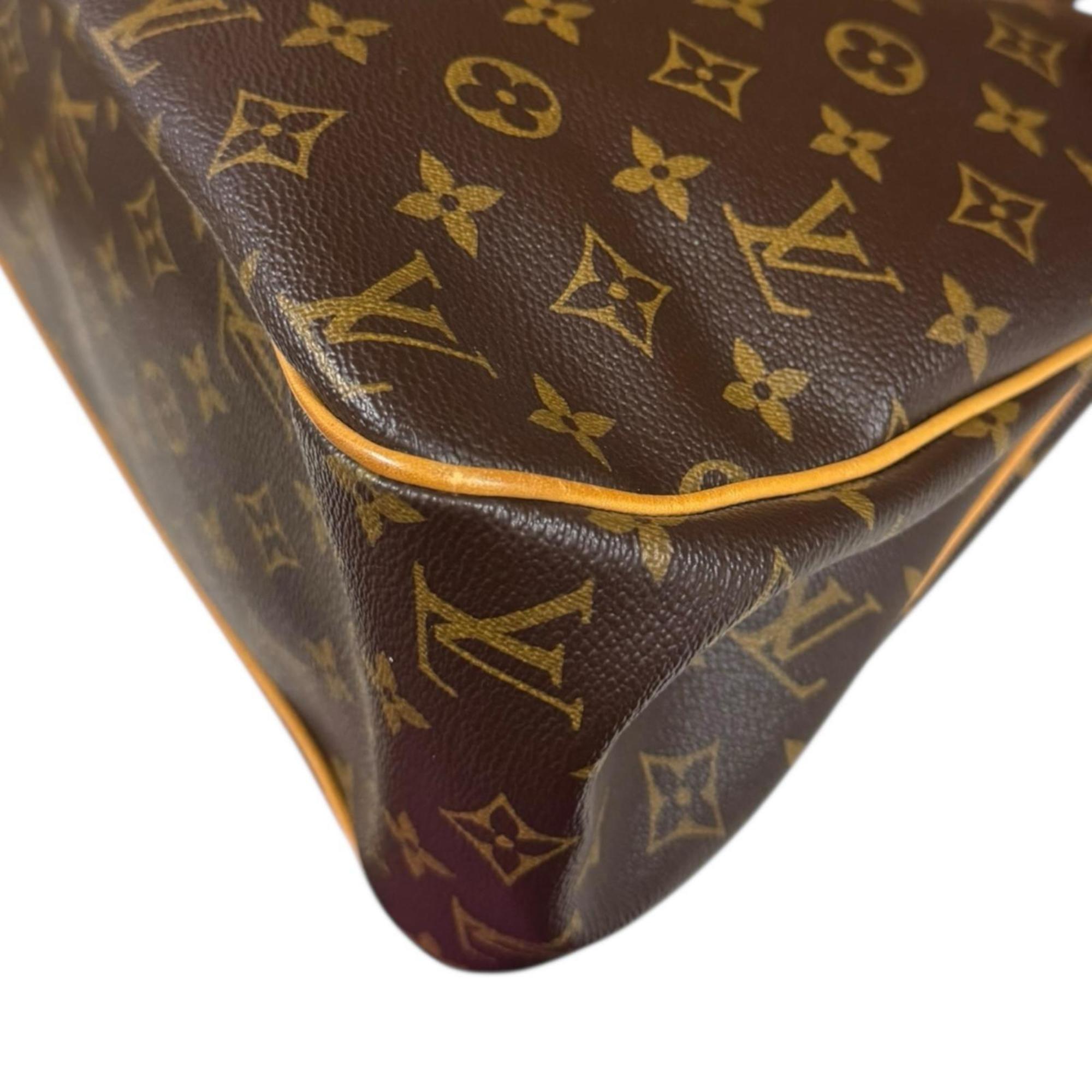 Louis Vuitton Brown Monogram Canvas Shoulder Bag