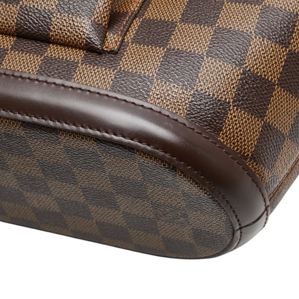 Louis Vuitton Damier Brown Pvc Leather Shoulder Bag Tote Bag
