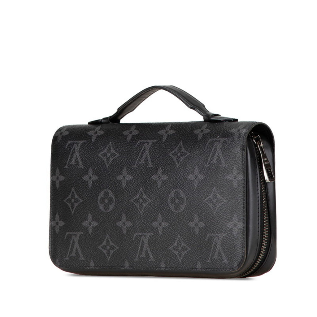 Louis Vuitton Black Pvc Leather Long Wallet