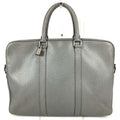 Louis Vuitton Galle Glacier Gray Taiga Leather Handbag Tote Bag