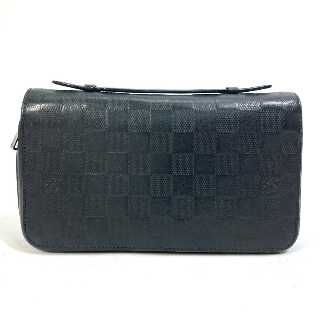 Louis Vuitton Black Noir Damier Infini Leather Coin Purse/Coin Case