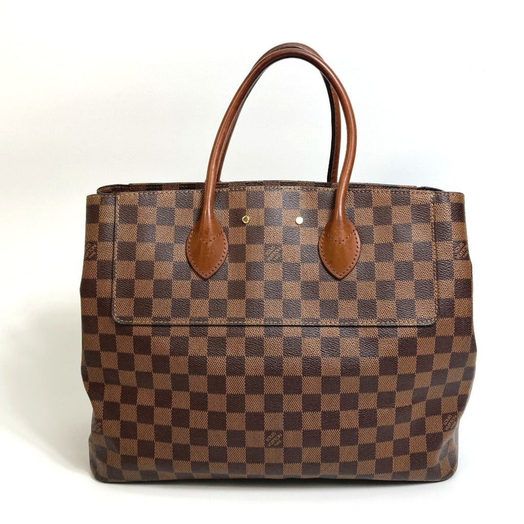 Louis Vuitton Brown Damier Canvas Handbag Tote Bag