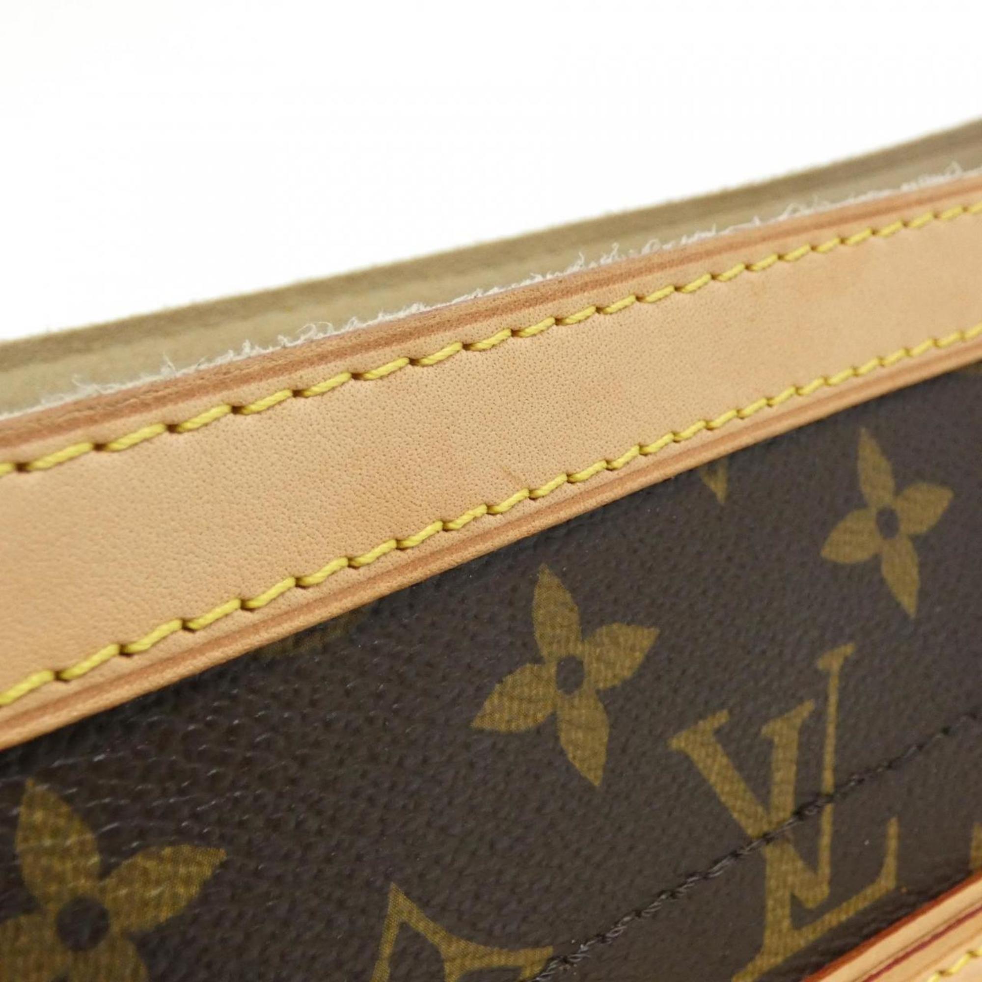 Louis Vuitton Marron Coated Canvas Shoulder Bag