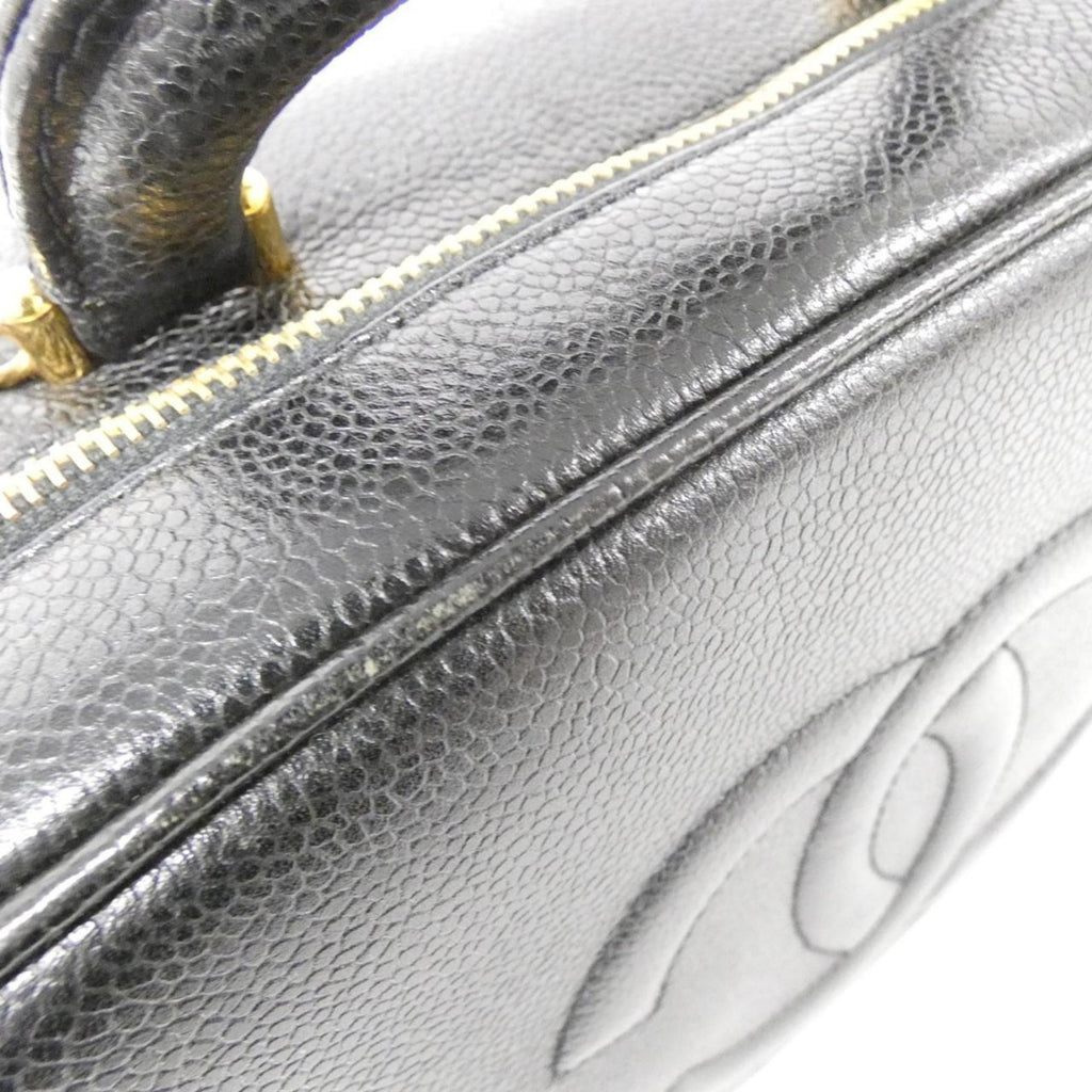 Chanel Black Caviar Leather Handbag