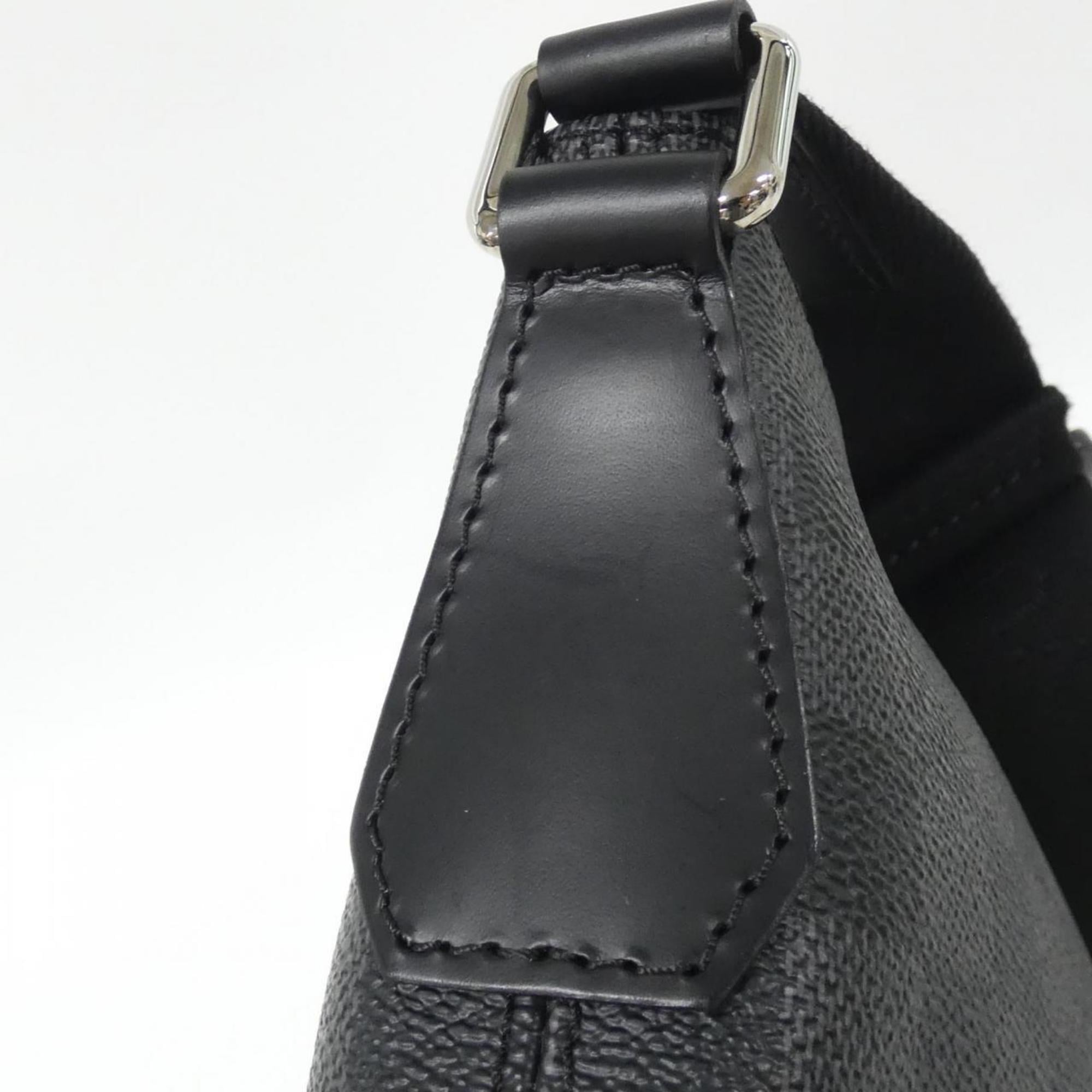 Louis Vuitton Gray Coated Canvas Shoulder Bag