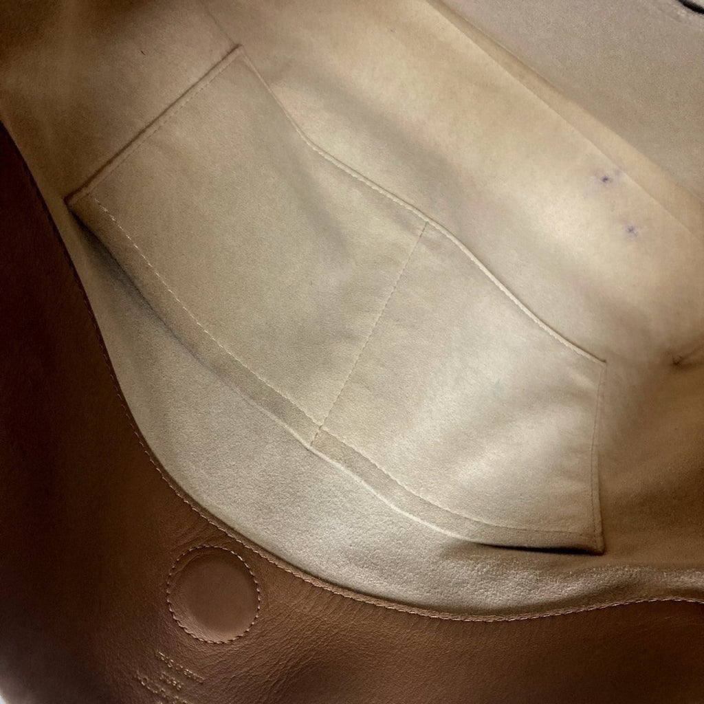 Louis Vuitton Beige Brown Monogram Monogram Shoulder Bag Tote Bag