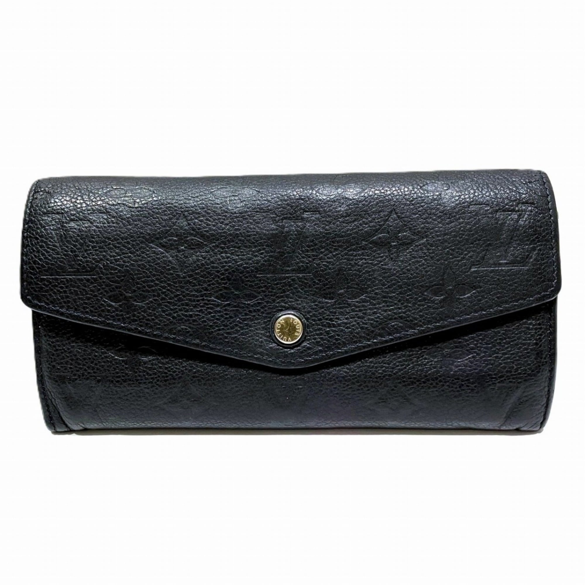 Louis Vuitton Monogram Empreinte Black Monogram Empreinte Long Wallet