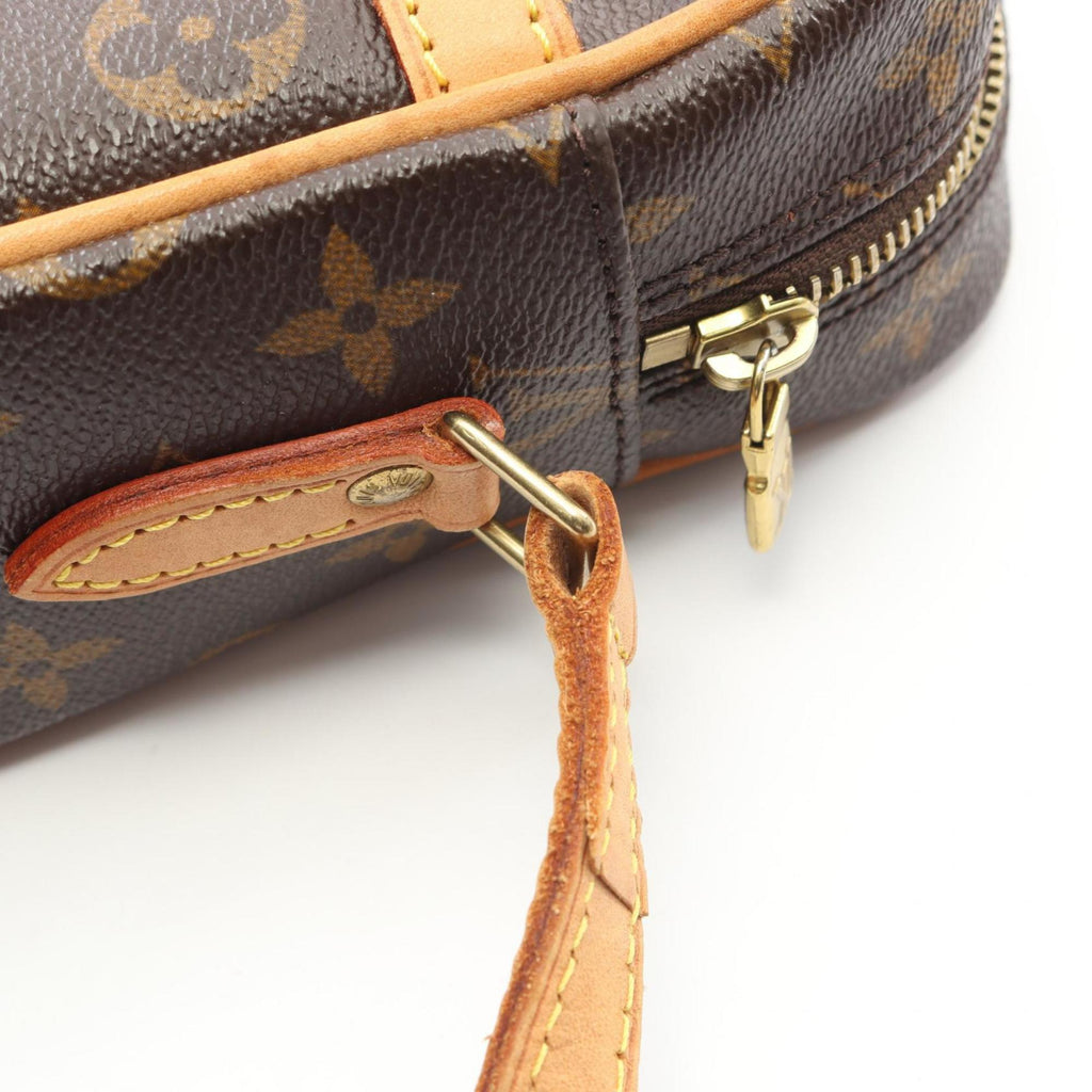 Louis Vuitton Brown Coated Canvas Pvc Leather Monogram Shoulder Bag