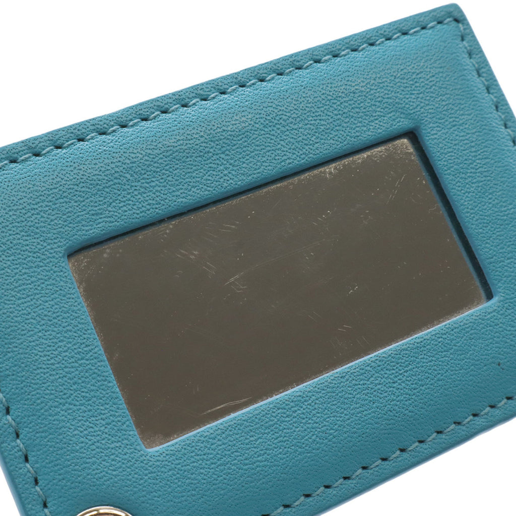 Balenciaga Paper Turquoise Leather Clutch Bag Pochette Shoulder