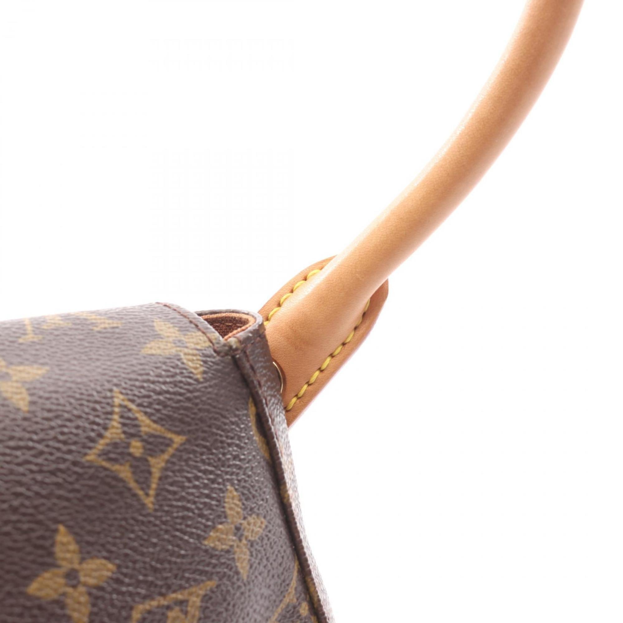 Louis Vuitton Brown Coated Canvas Pvc Monogram Leather Handbag