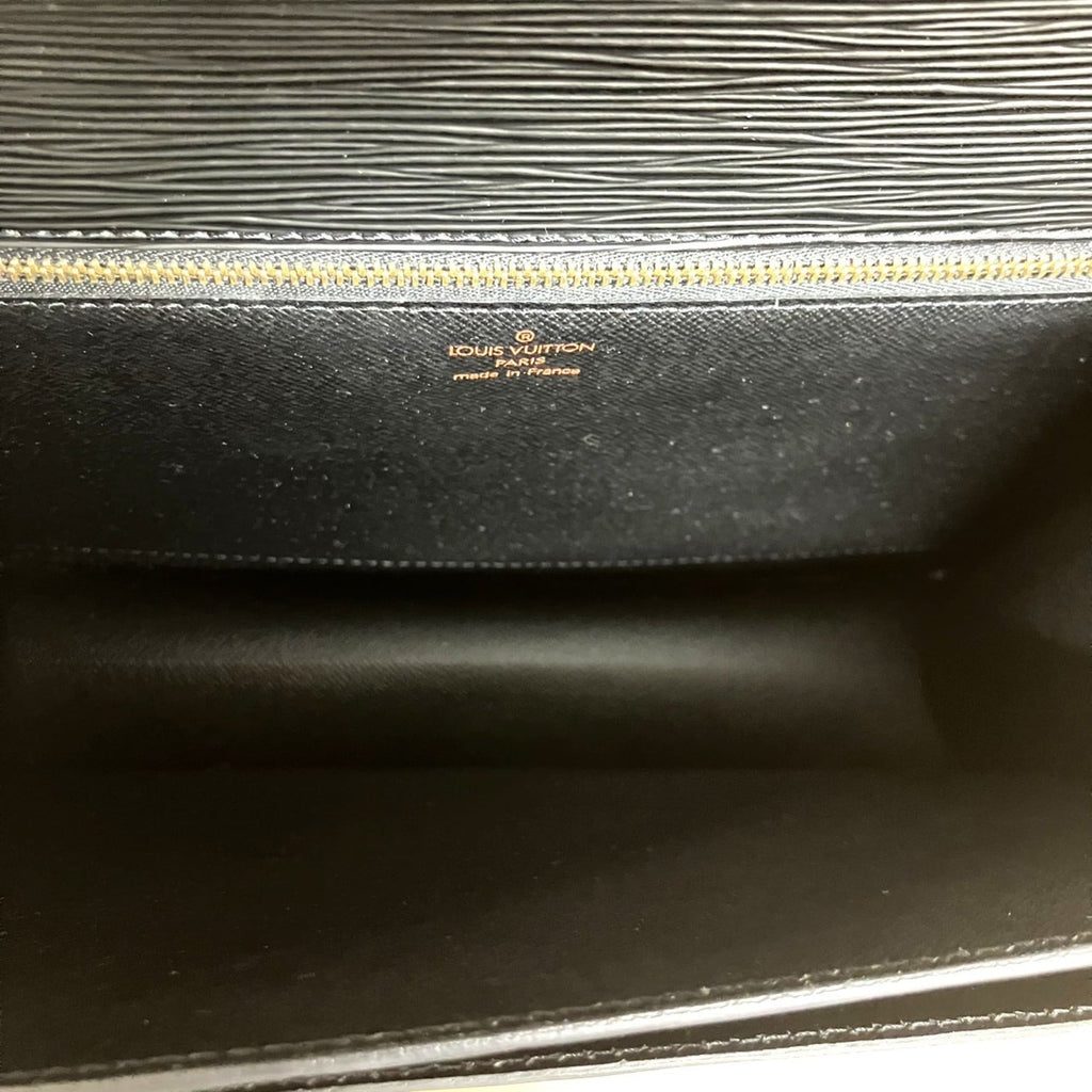 Louis Vuitton Epi Noir Epi Leather Shoulder Bag