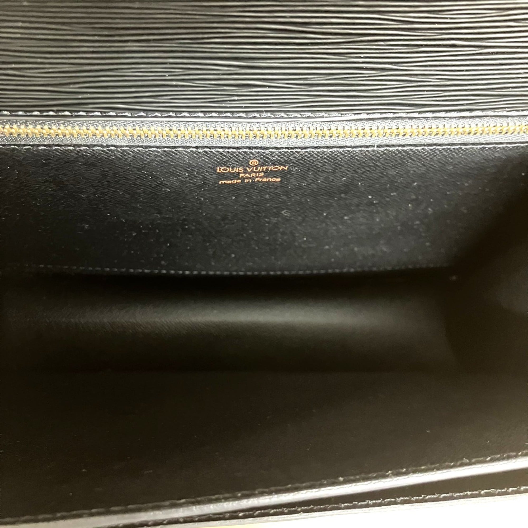Louis Vuitton Epi Noir Epi Leather Shoulder Bag