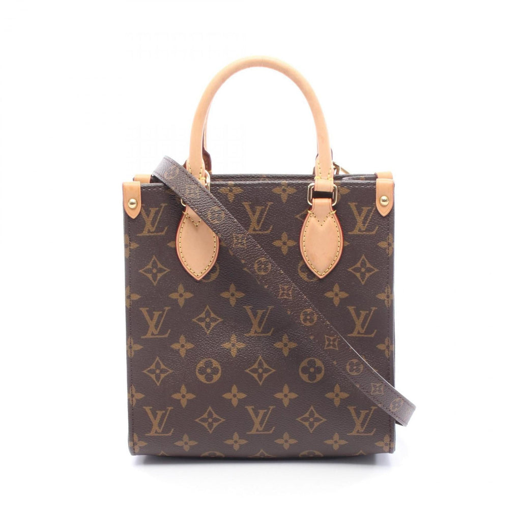 Louis Vuitton Brown Monogram Coated Canvas Leather Monogram Handbag