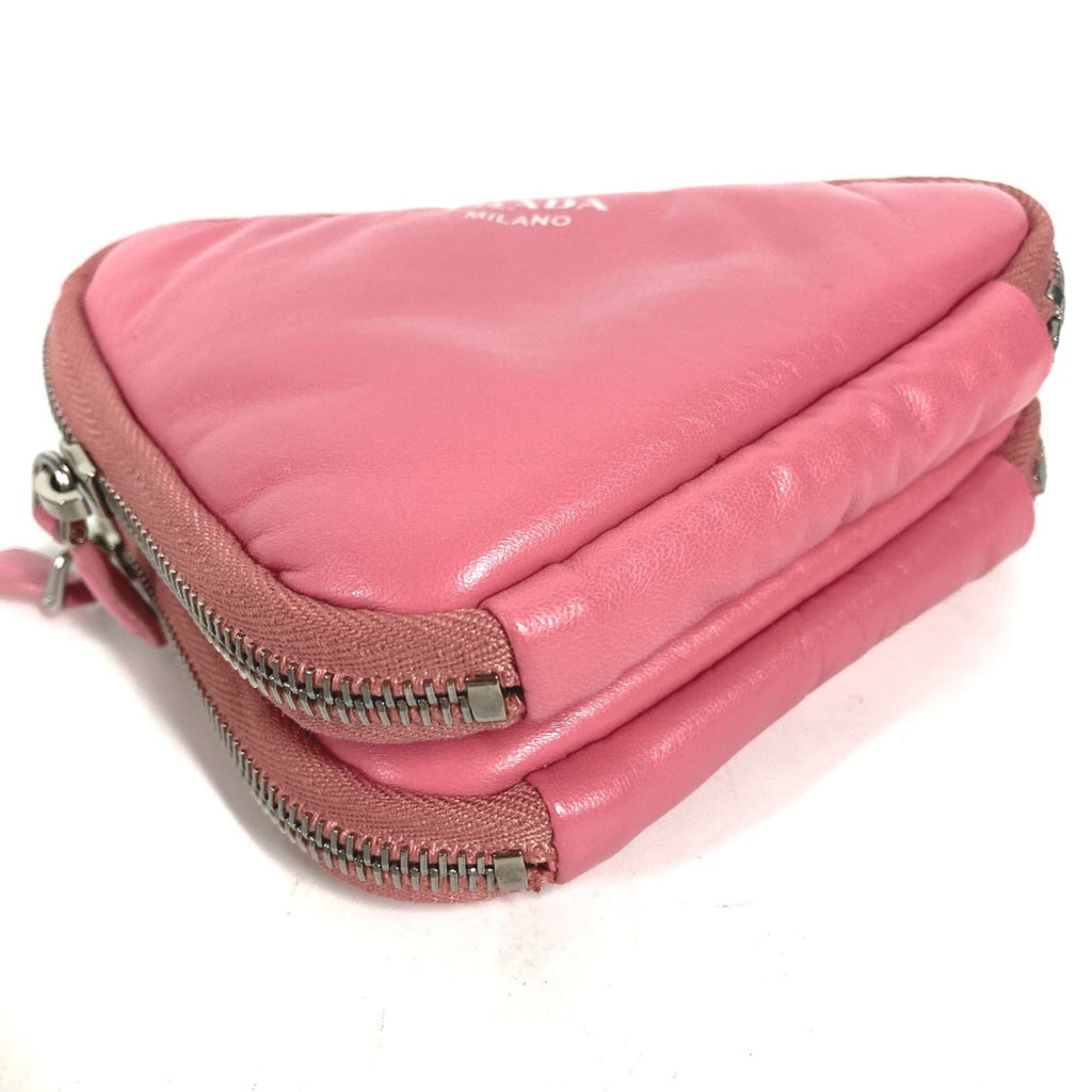 Prada Pink Leather Shoulder Bag