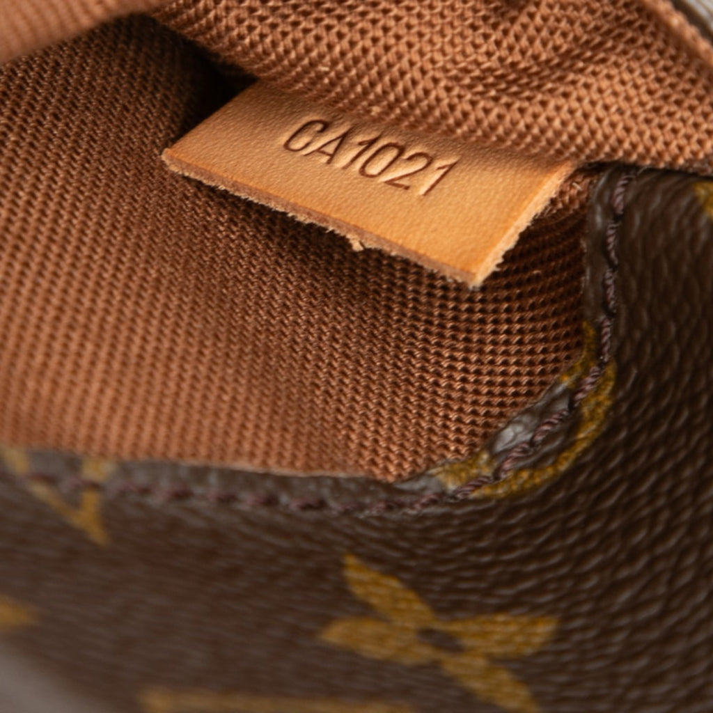 Louis Vuitton Brown Pvc Leather Sling Bag