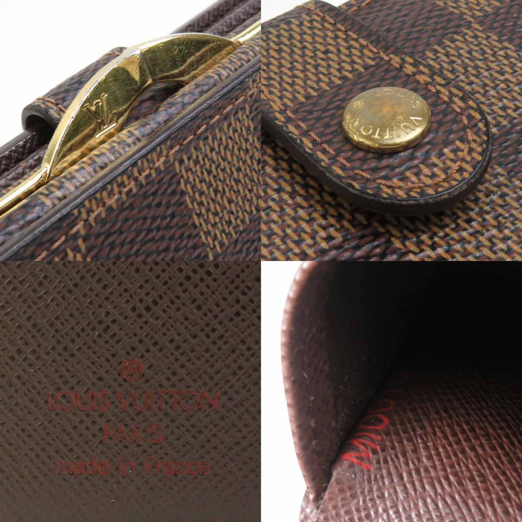 Louis Vuitton Damier Brown Damier Canvas Galle Damier Canvas Wallet