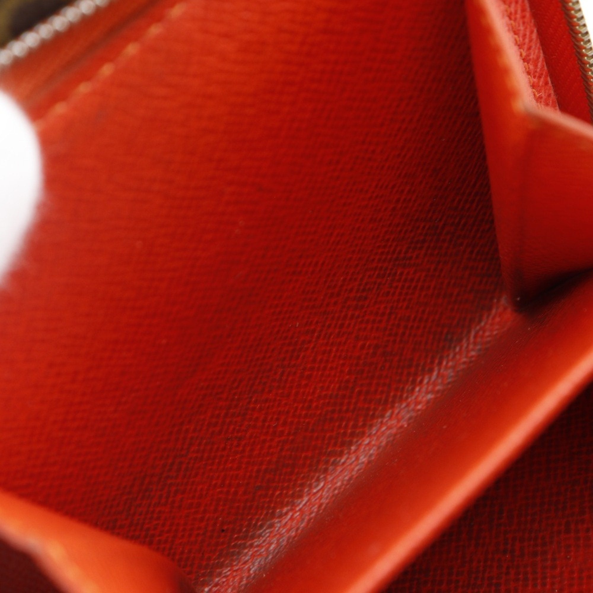 Louis Vuitton Lv Orange Orange Monogram Perforated Wallet