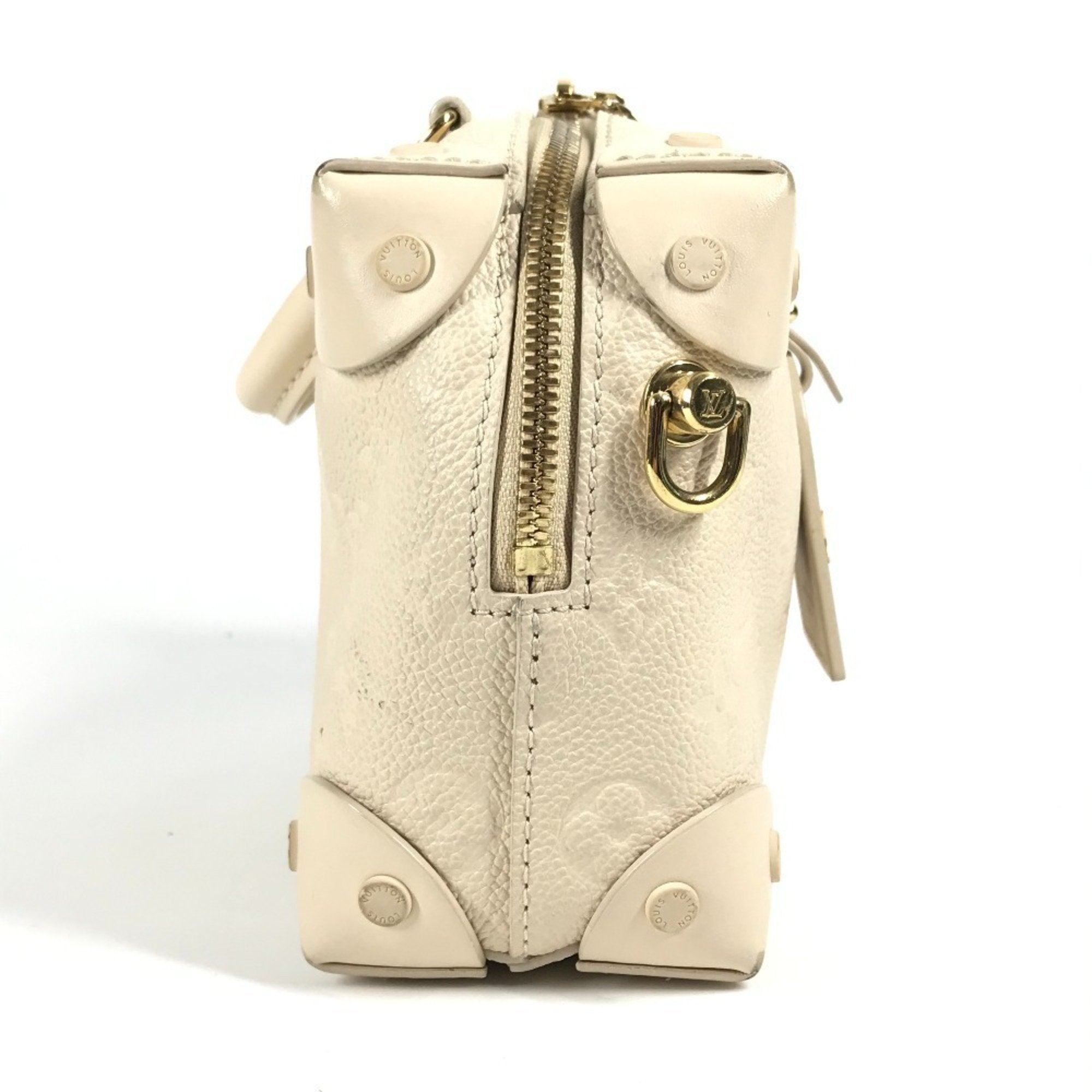 Louis Vuitton White Monogram Empreinte Handbag
