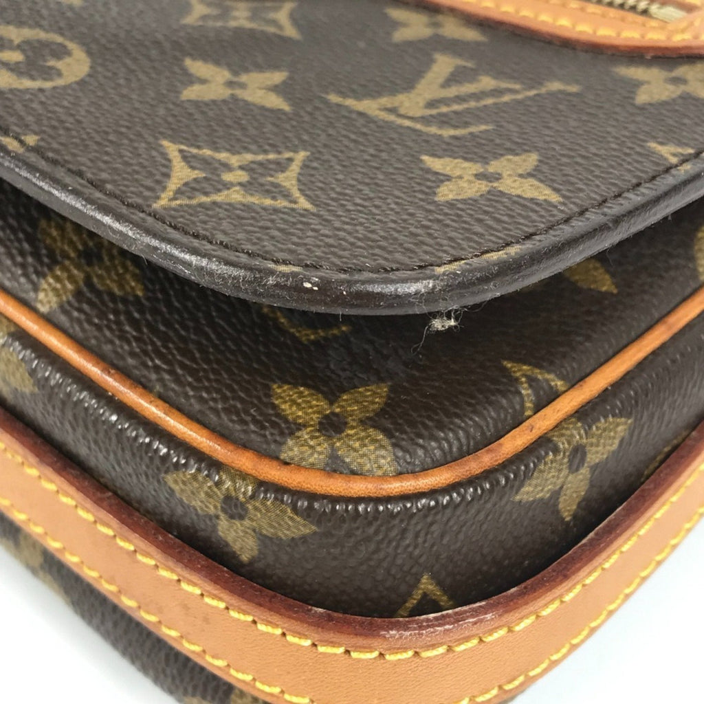 Louis Vuitton Brown Monogram Canvas Pochette Shoulder Bag