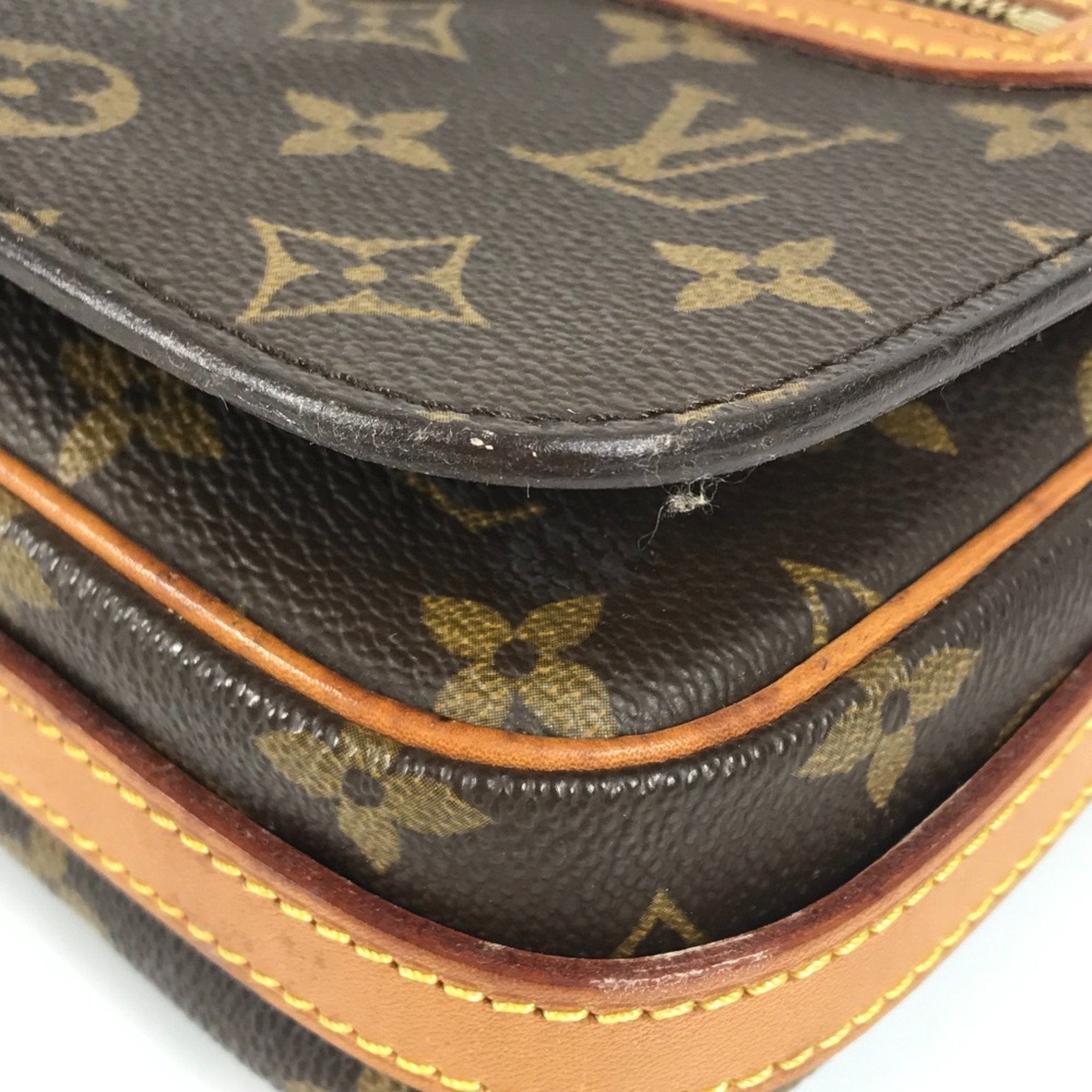Louis Vuitton Brown Monogram Canvas Pochette Shoulder Bag