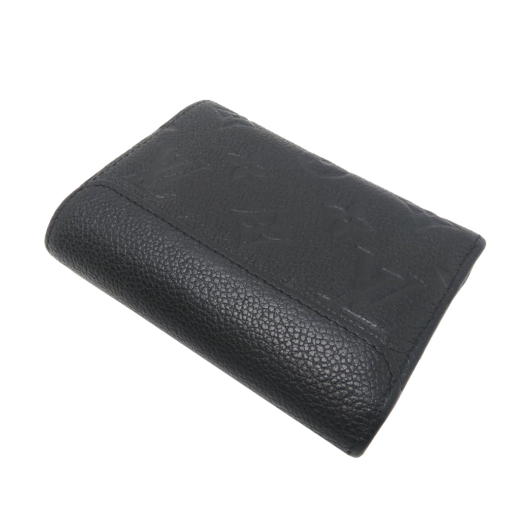 Louis Vuitton Black Noir Monogram Empreinte Wallet (Tri-Fold)