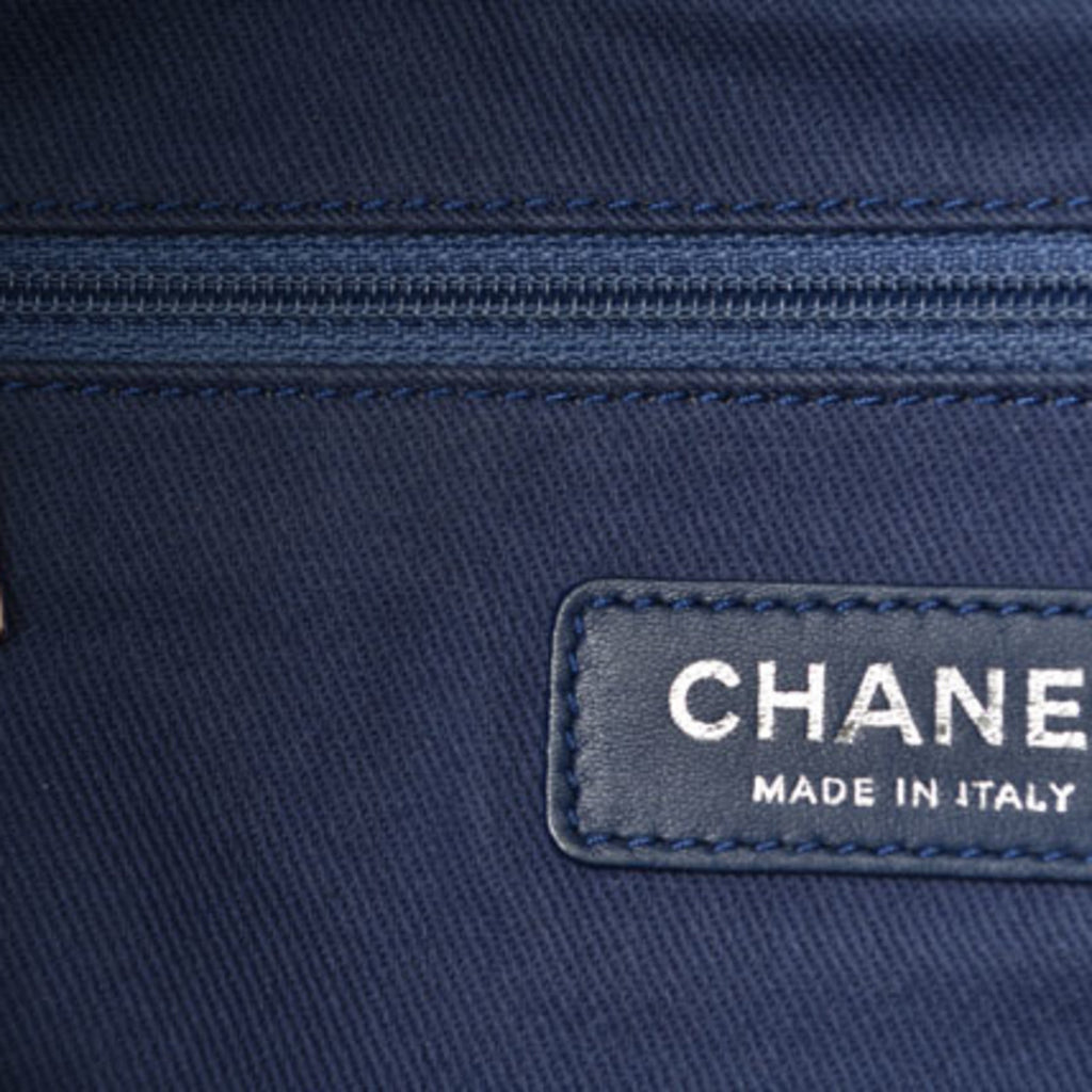 Chanel Cotton Canvas Denim Backpack