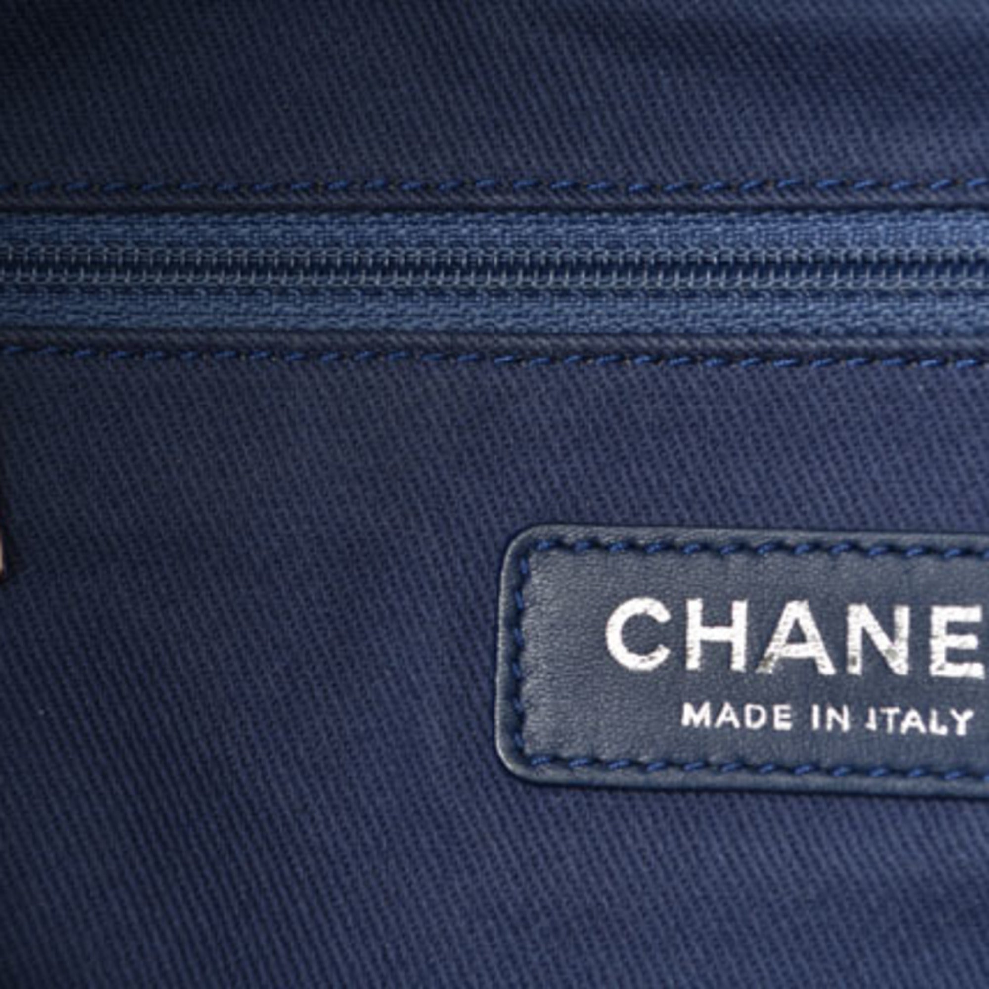 Chanel Cotton Canvas Denim Backpack