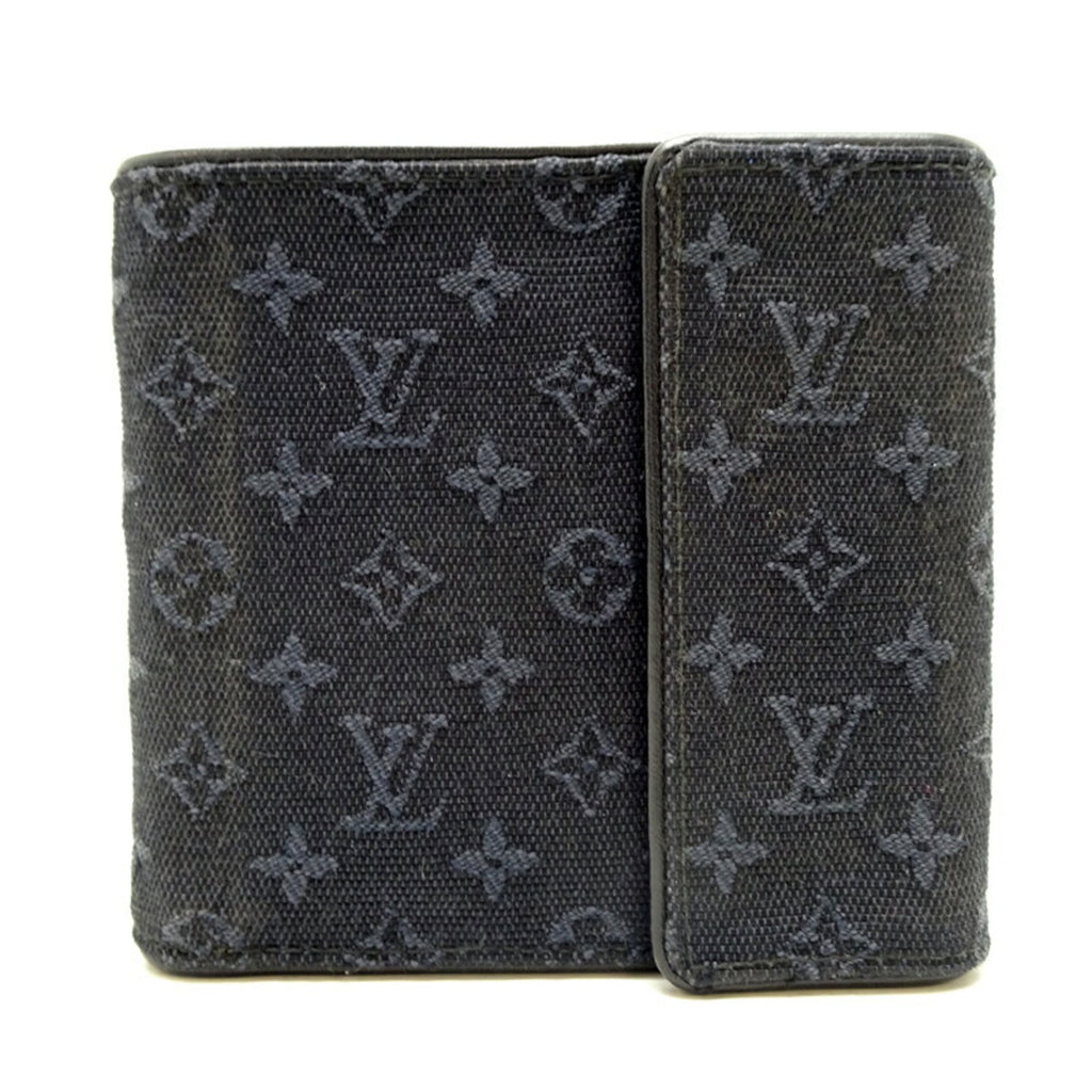 Louis Vuitton Monogram Mini Galle Monogram Navy Monogram Mini Wallet (Tri-Fold)