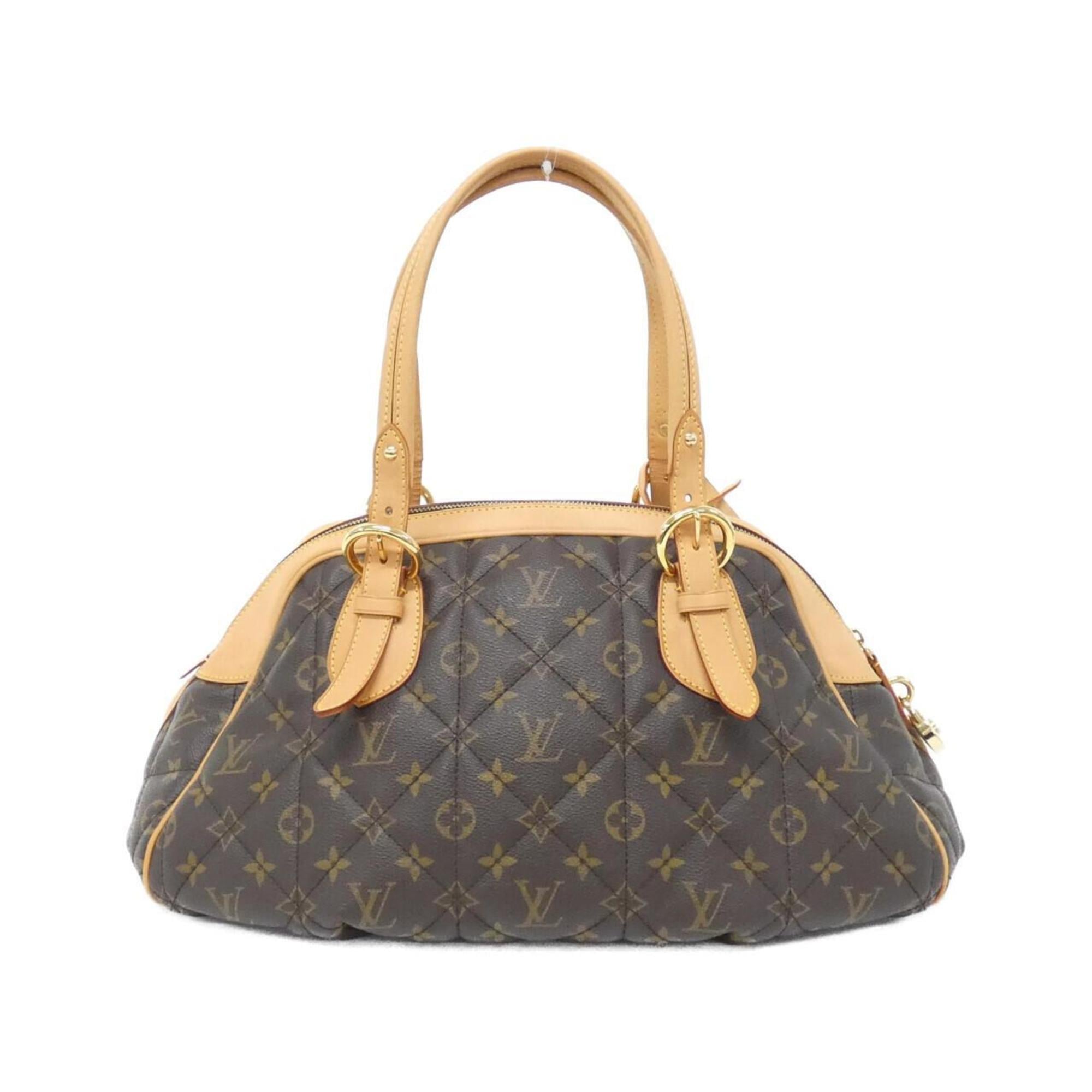 Louis Vuitton Marron Coated Canvas Handbag