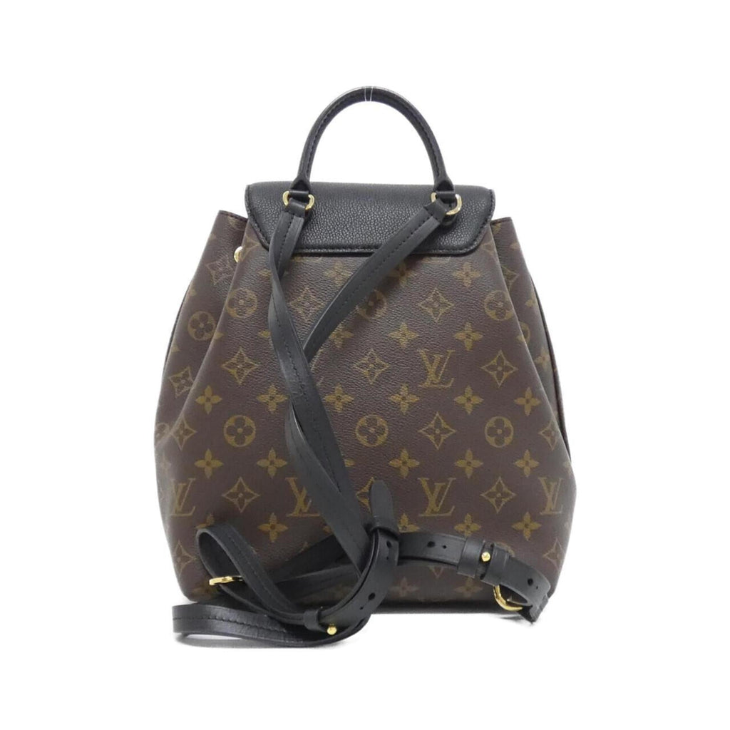 Louis Vuitton Brown Coated Canvas Leather Backpack