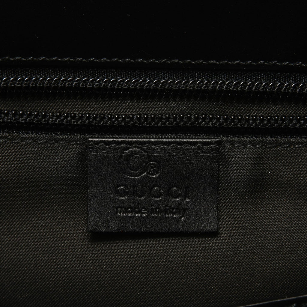 Gucci Gg Canvas Black Gg Canvas Boston Bag (Pre-Owned)