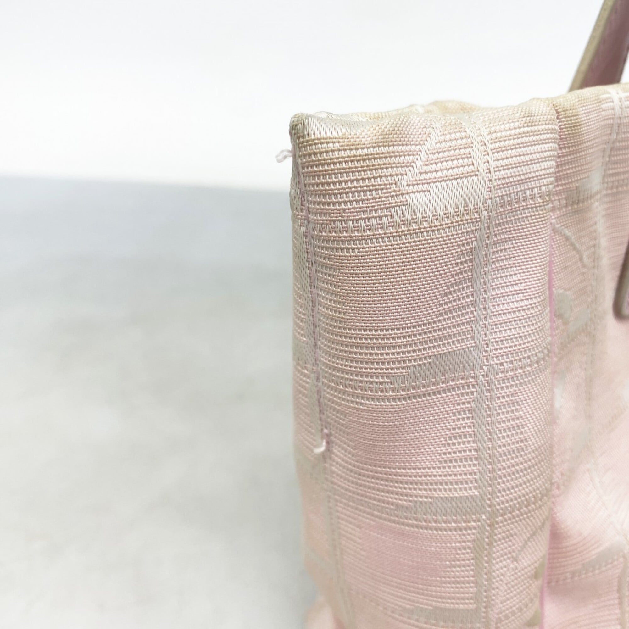 Chanel Pink Nylon Handbag