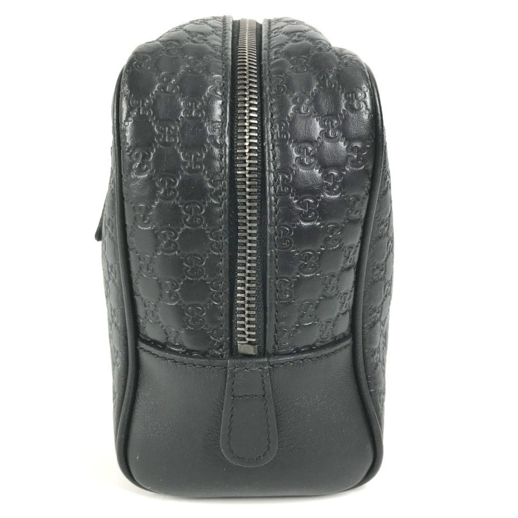 Gucci Guccissima Black Gg Leather Clutch Bag (Pre-Owned)