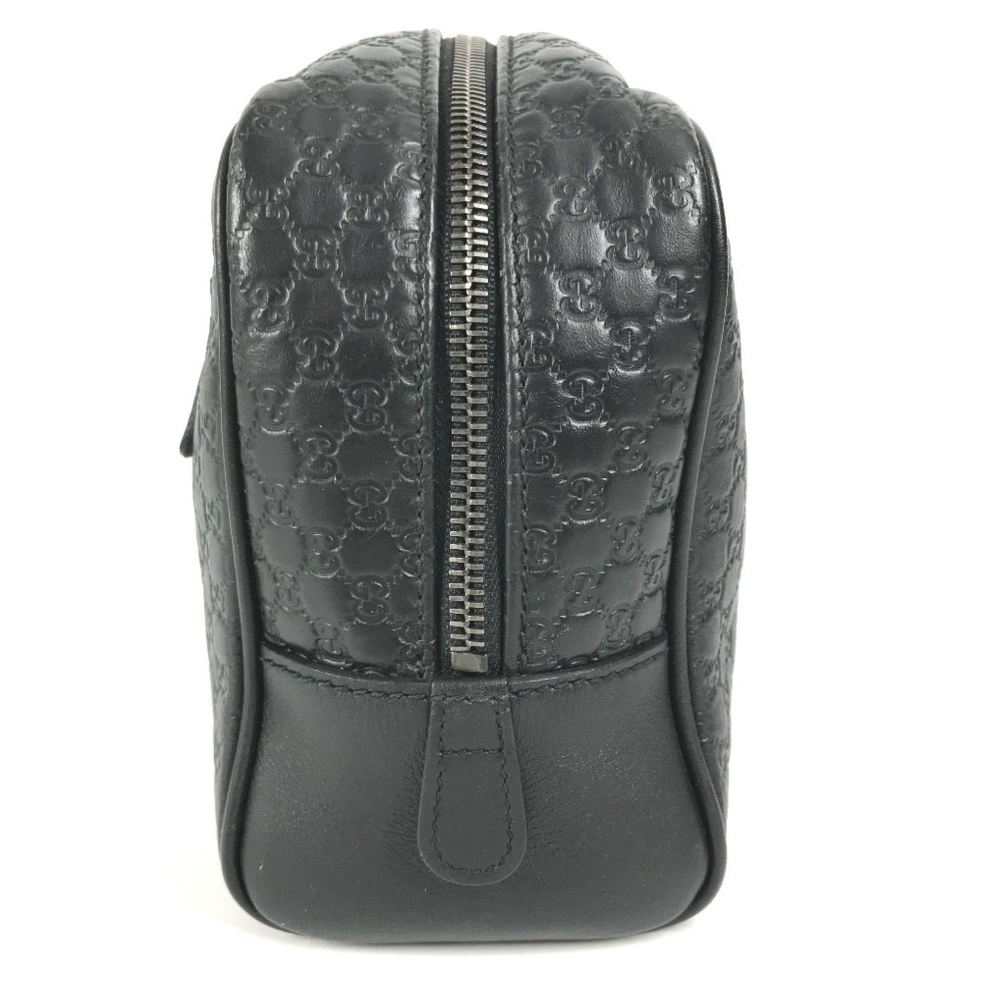 Gucci Guccissima Black Gg Leather Clutch Bag (Pre-Owned)