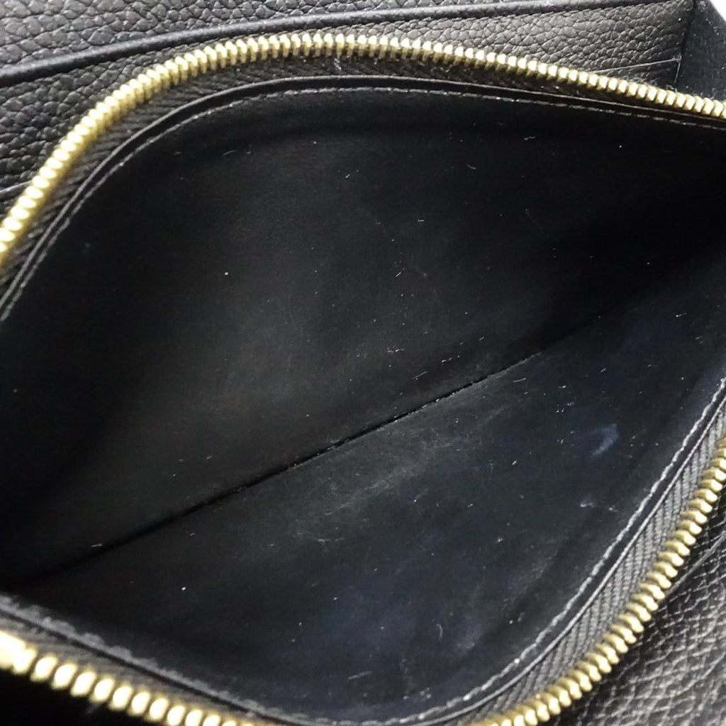 Louis Vuitton Beige Black Monogram Empreinte Long Wallet