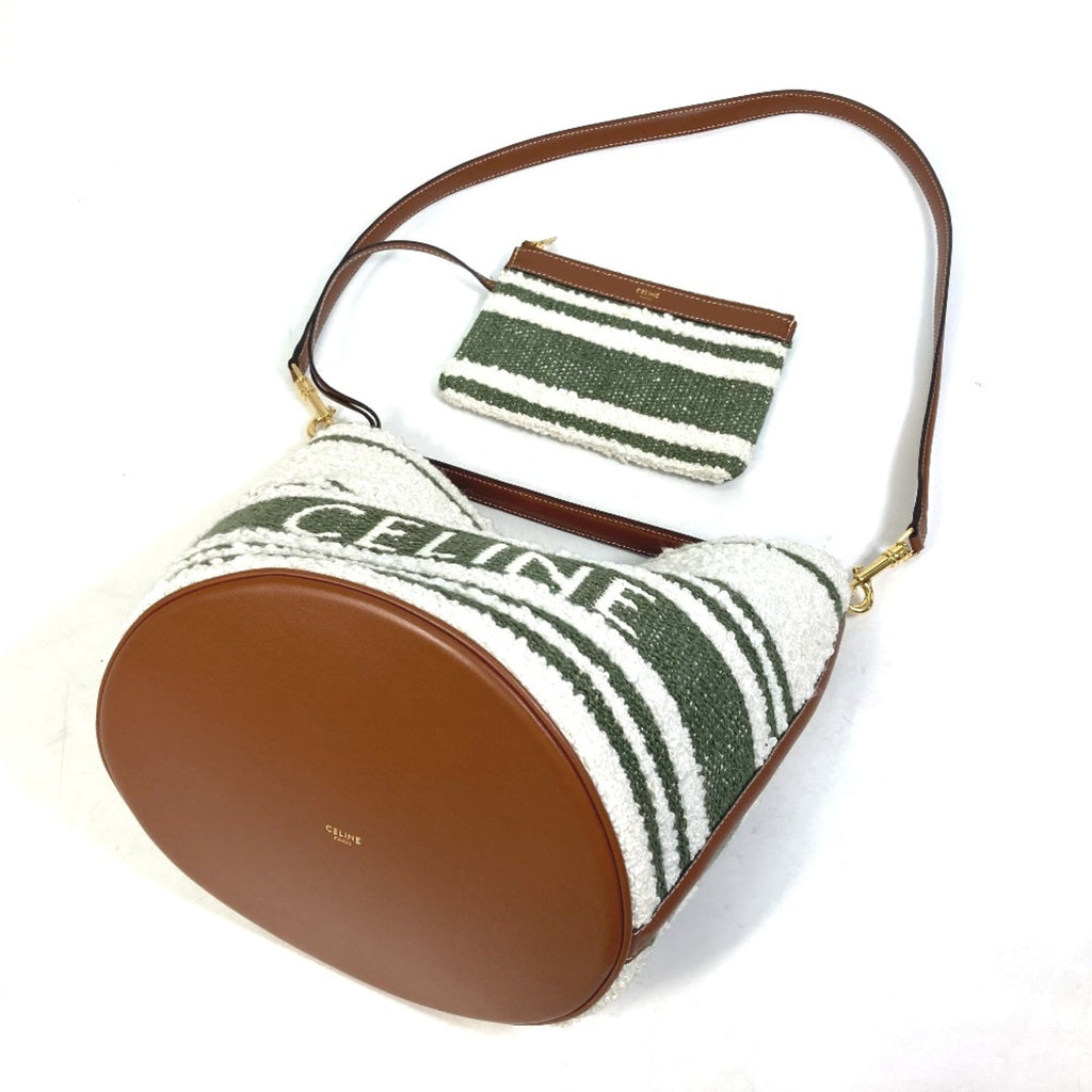 Celine White Leather Handbag
