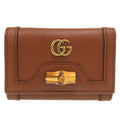 Gucci Brown Leather Wallet (Tri-Fold) (Pre-Owned)