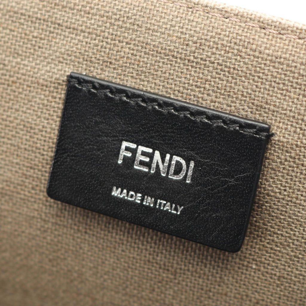 Fendi Beige Canvas Tote Bag