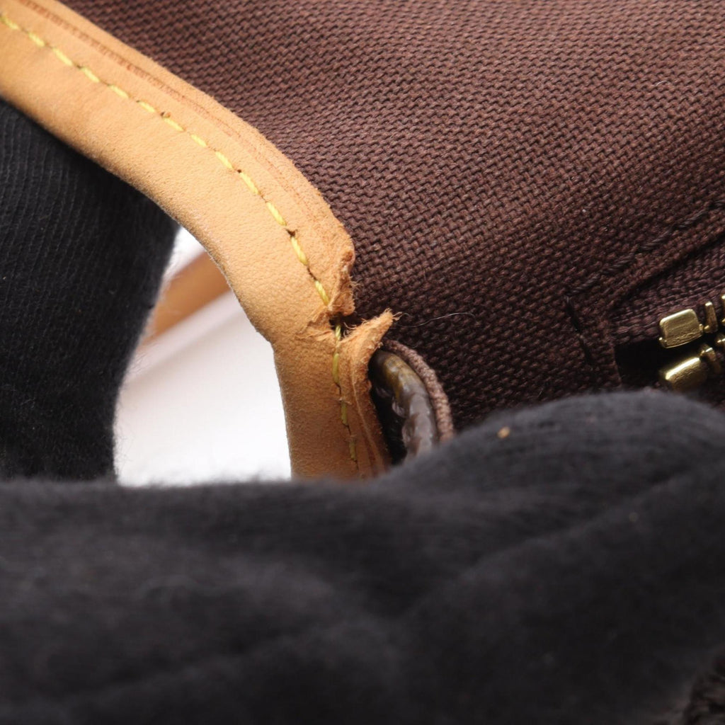 Louis Vuitton Brown Coated Canvas Pvc Monogram Leather Shoulder Bag