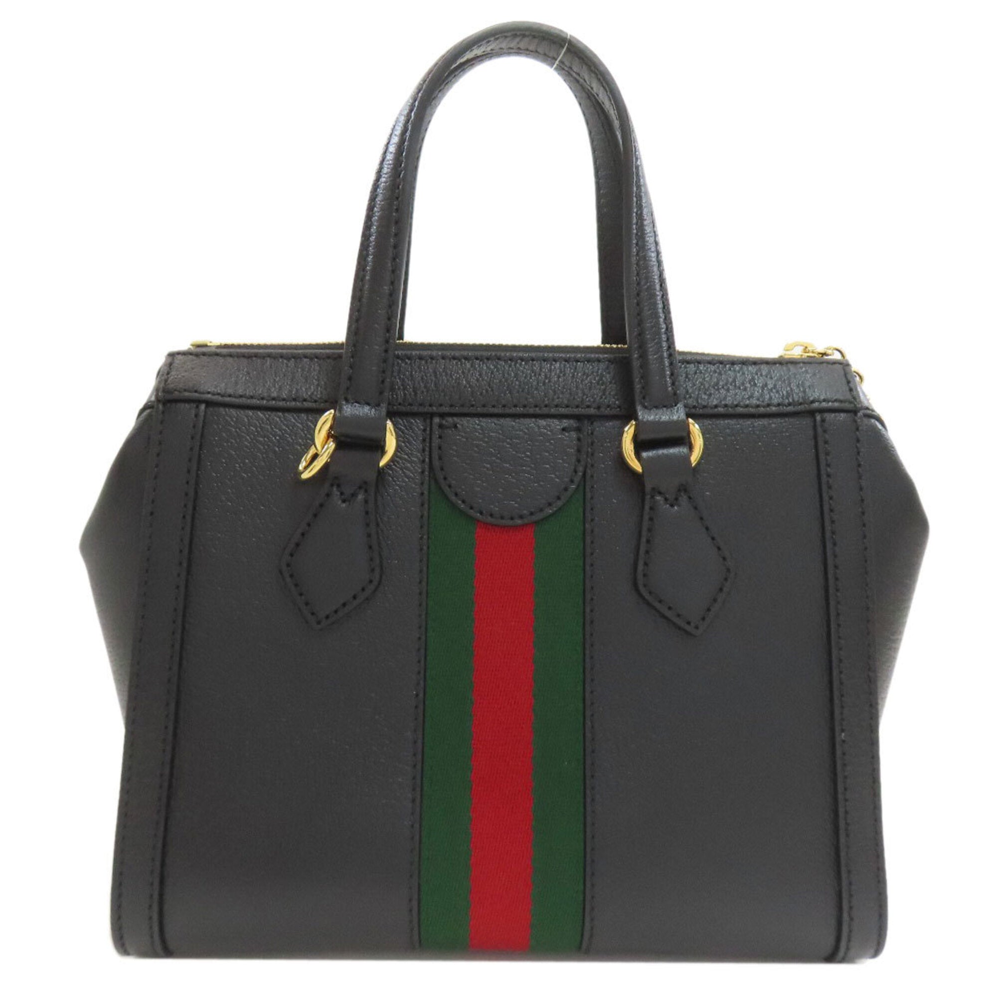 Gucci Black Leather Handbag (Pre-Owned)