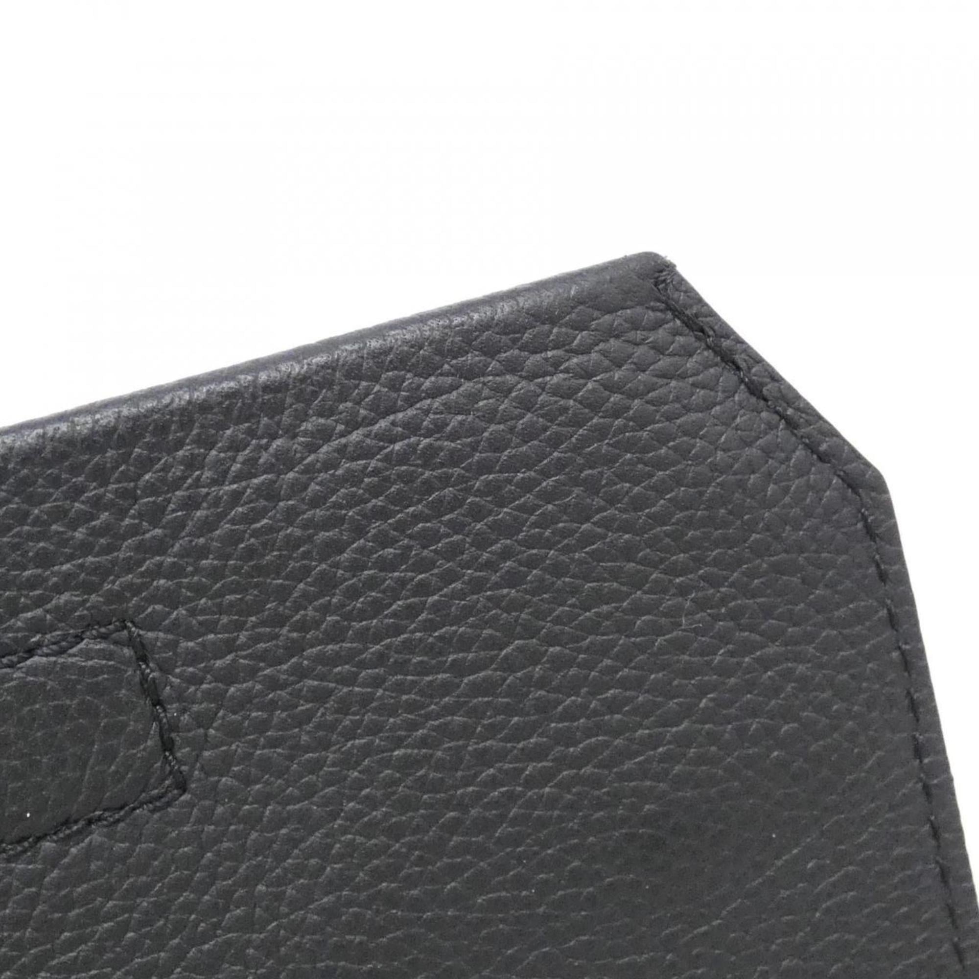 Louis Vuitton Black Leather Shoulder Bag